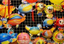 Lồng Đèn Xếp Hình Trụ