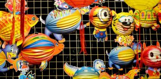 Lồng Đèn Xếp Hình Trụ