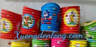 Lồng Đèn Giấy Hình Trụ