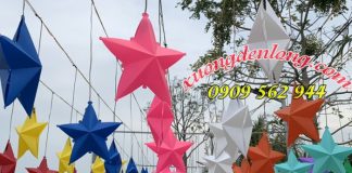 Đèn Ngôi Sao Bằng Nhựa