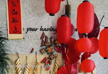 Lồng Đèn Vải Kiểu Nhật